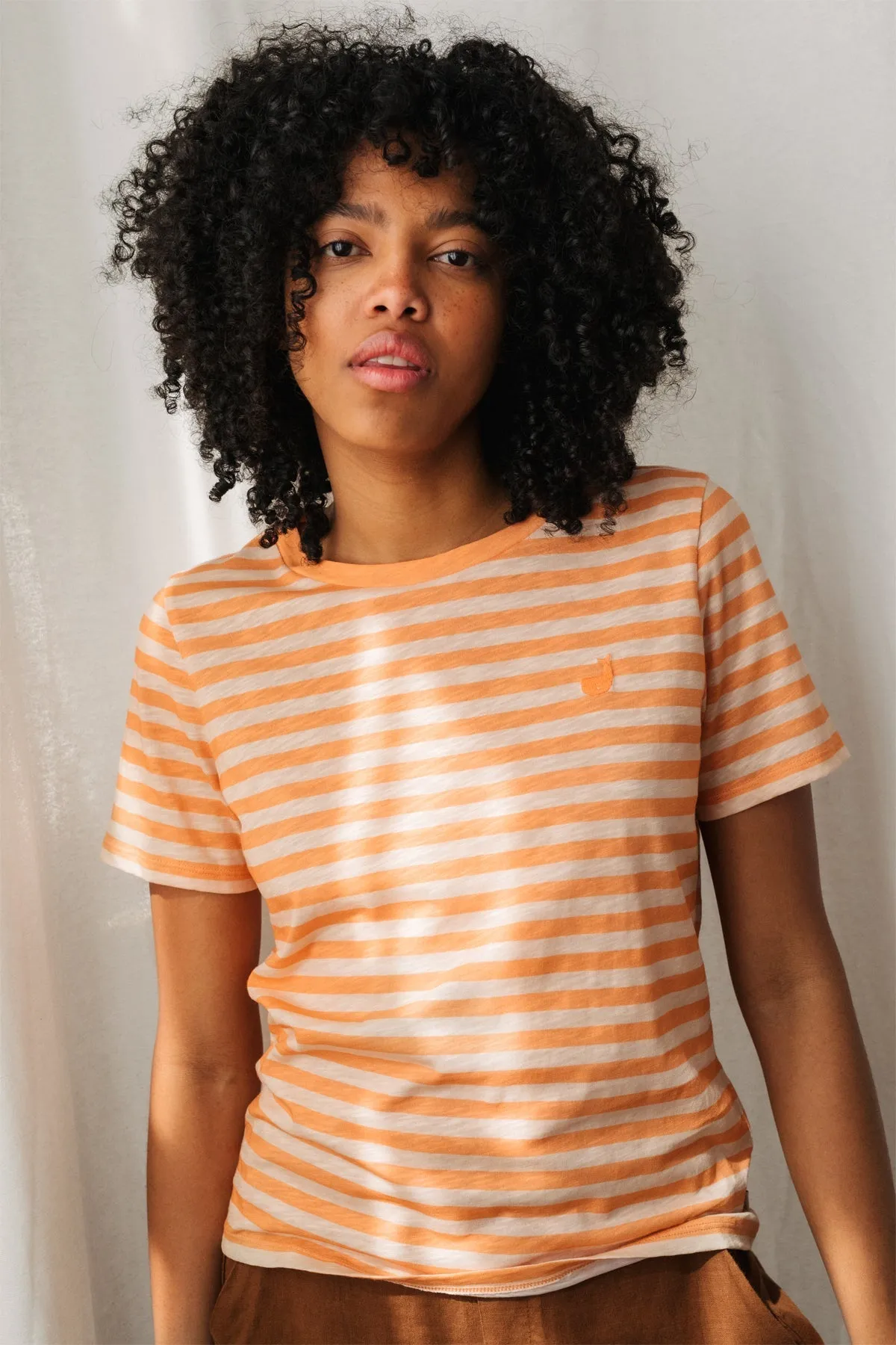 Bablon Stripes T-Shirt Tangerine sold by Ivalo.com