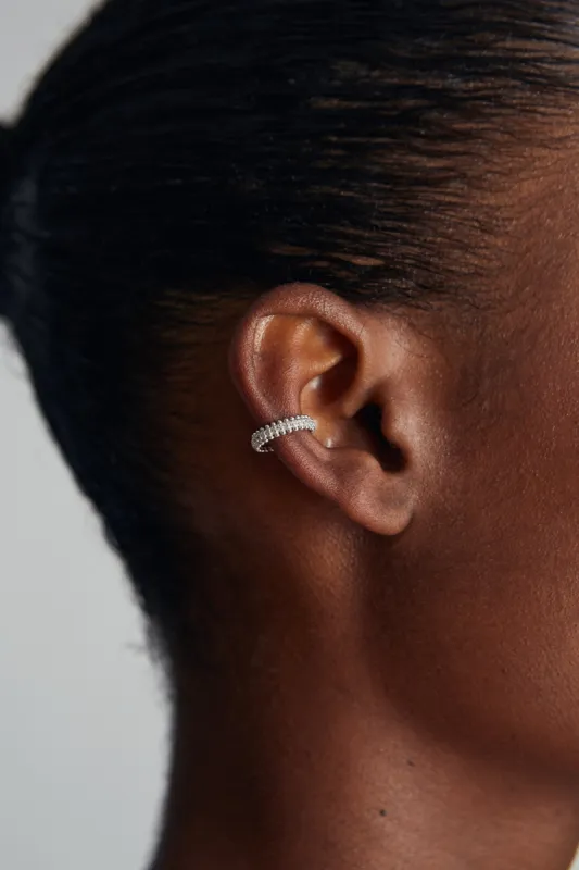 Zirconita Earcuff Silver sold by Ivalo.com