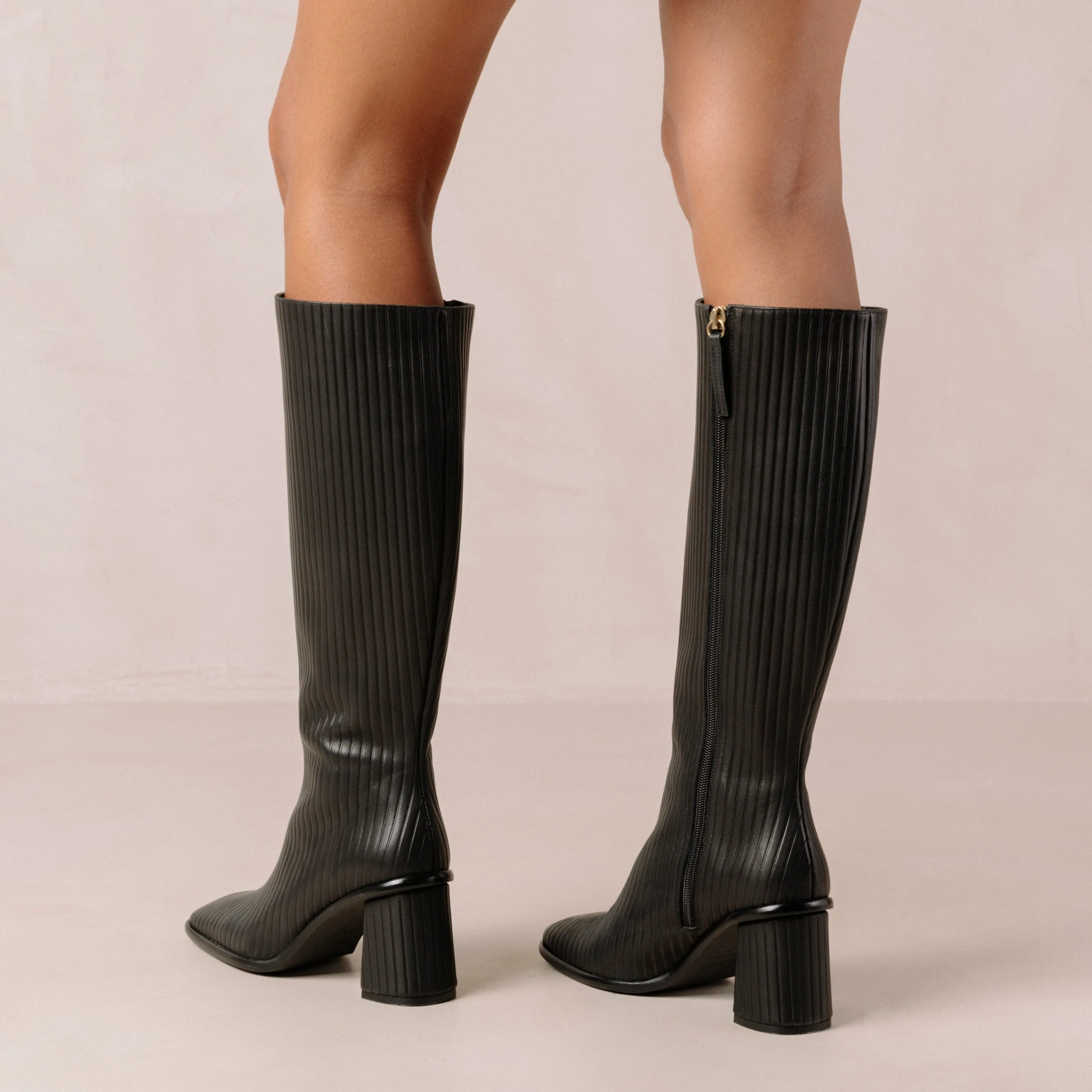 East Leather Boots Pleated Black sold by Ivalo.com product image thumbnail 3