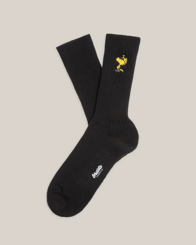 Woodstock Ribbed Socks Black sold by Ivalo.com