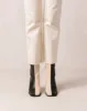 South Bicolor Leather Boots Black & Beige sold by Ivalo.com