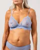 Lace Triangle Bralette Light Blue sold by Ivalo.com