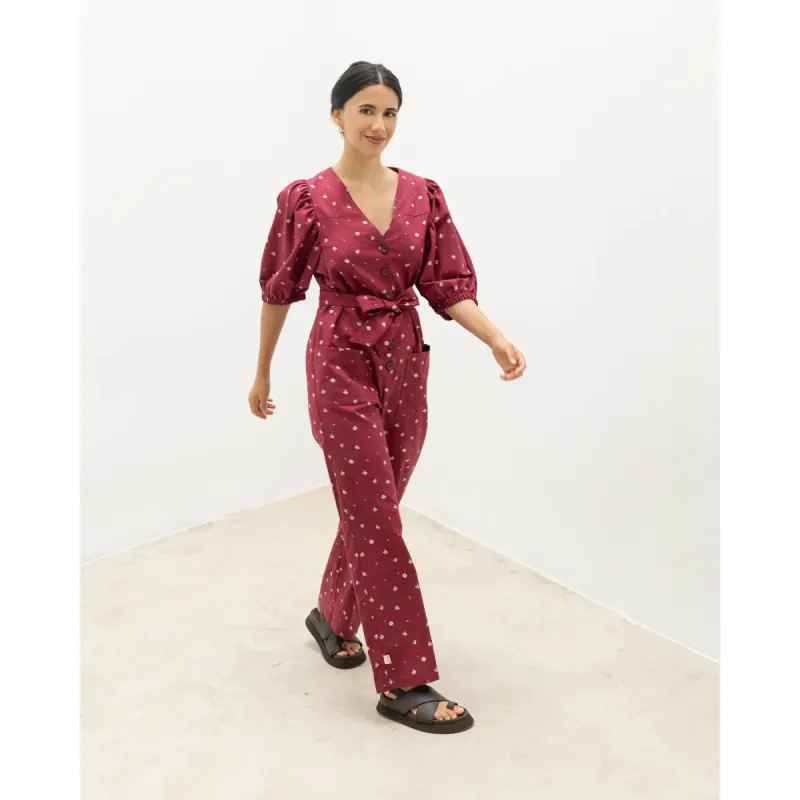 Fiori Jumpsuit Red sold by Ivalo.com