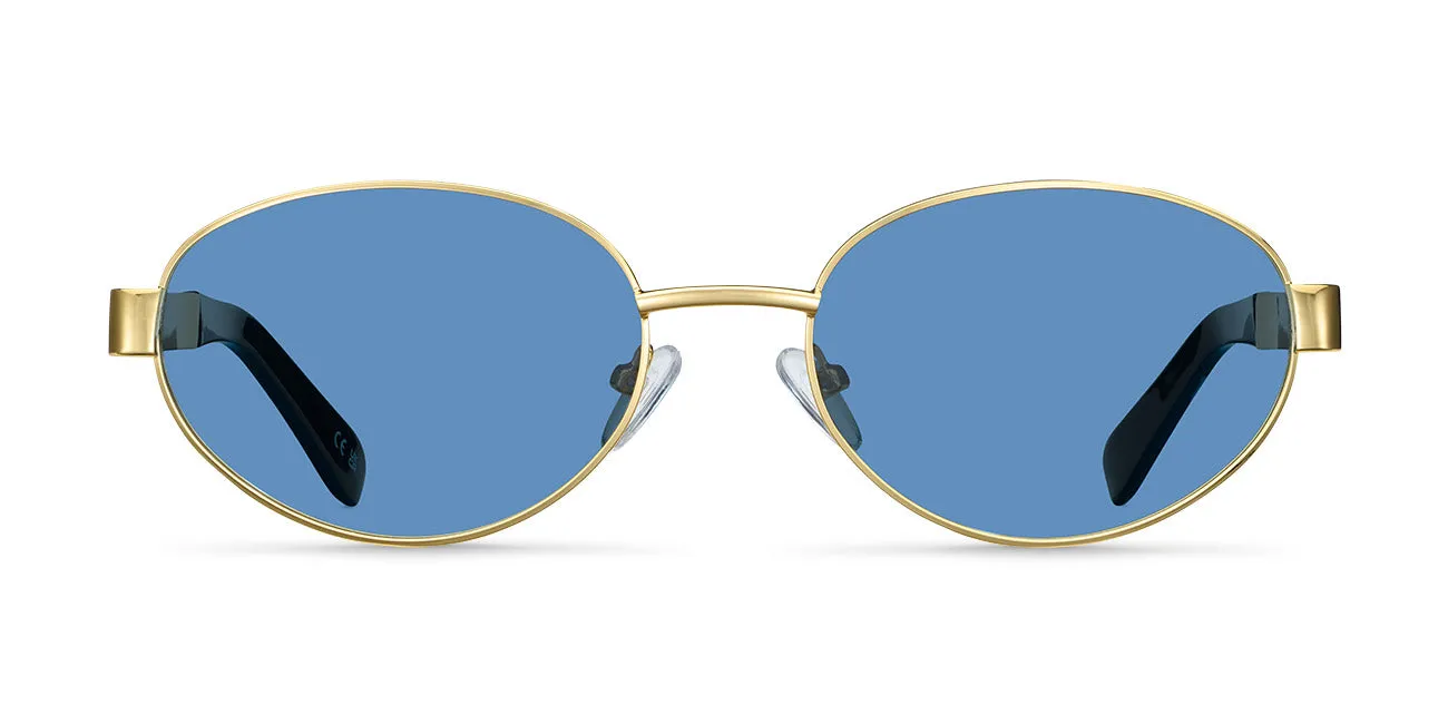 Karam Sunglasses Gold Blue sold by Ivalo.com
