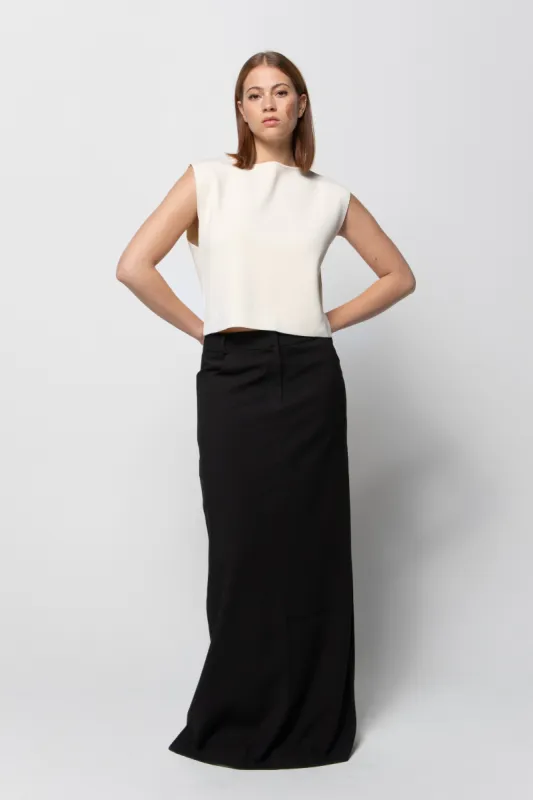 Crop Tank Top Cream White sold by Ivalo.com