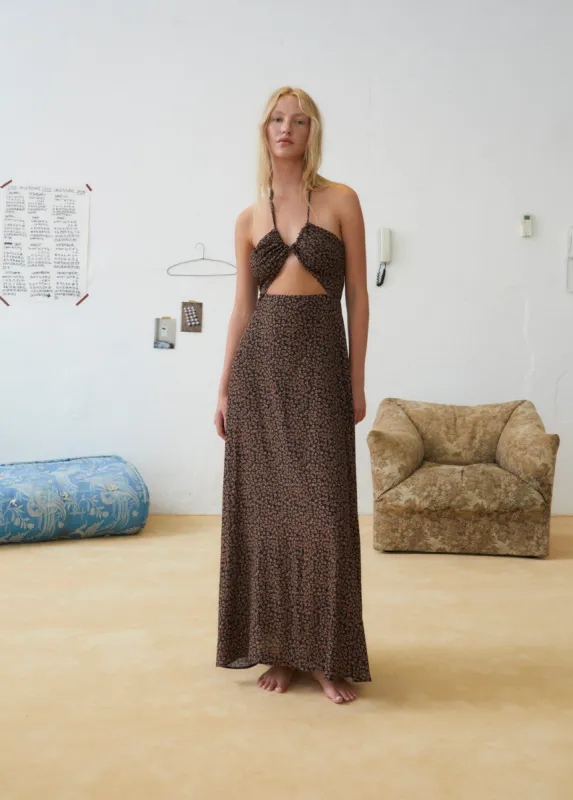 Solvang Dress Brown sold by Ivalo.com