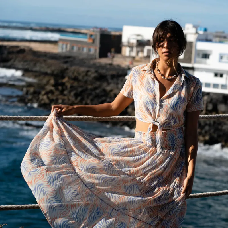 Maxi Skirt Ivory Tiger sold by Ivalo.com