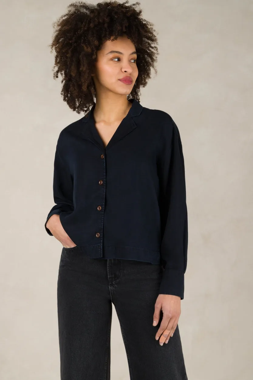 Athalie Blouse Blue Black sold by Ivalo.com
