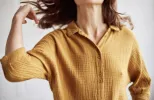 Guguan Blouse Mustard sold by Ivalo.com