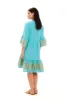 Cami Linen Dress Turquoise sold by Ivalo.com