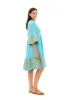 Cami Linen Dress Turquoise sold by Ivalo.com