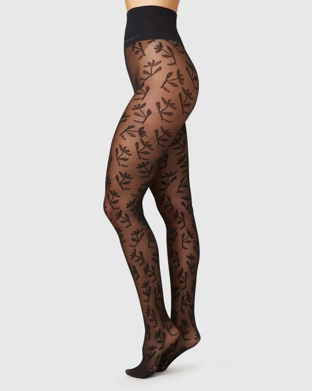 Flora Flower Tights Black sold by Ivalo.com