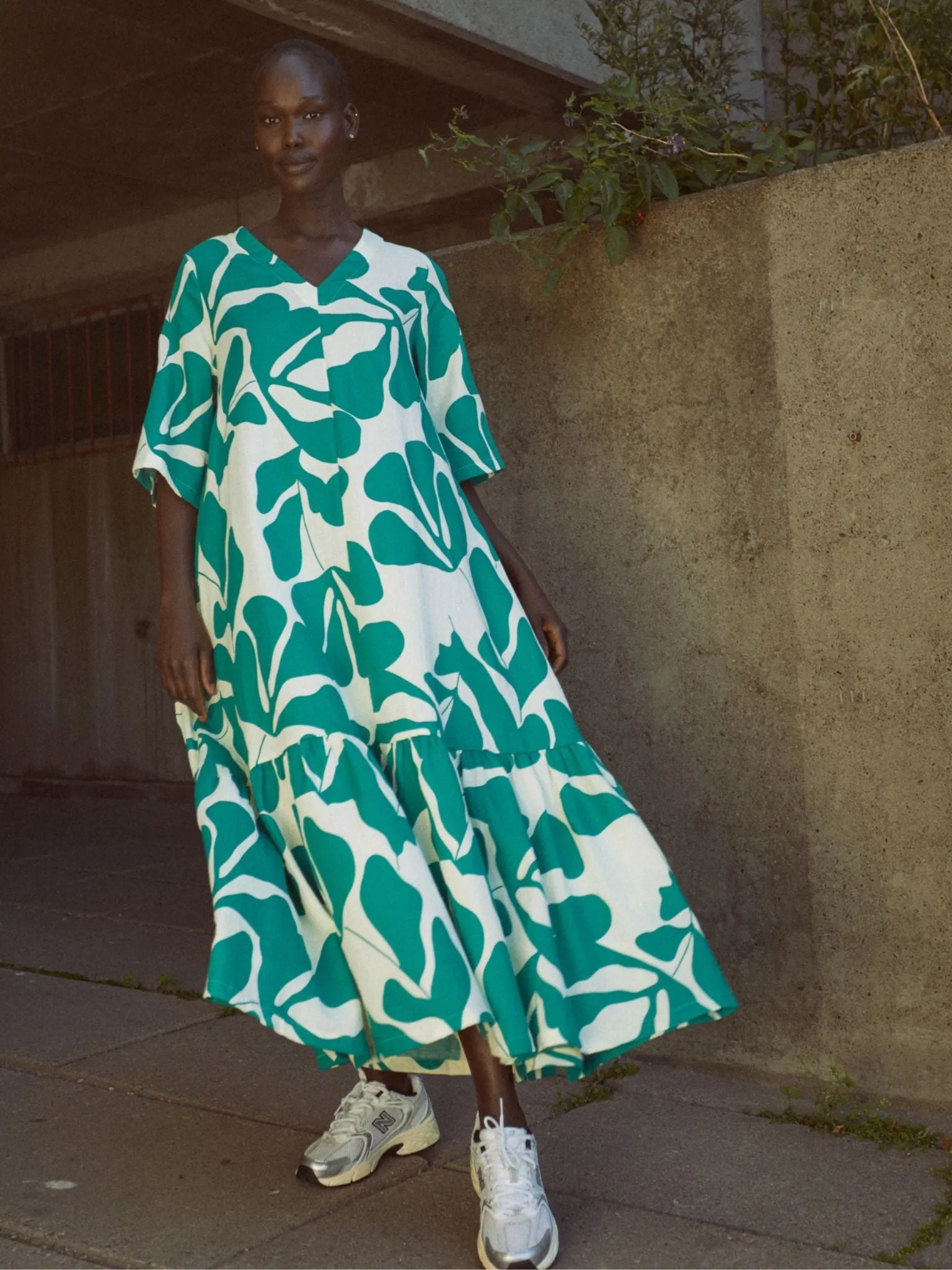 Greenery Muslin Maxi Dress Green sold by Ivalo.com product image thumbnail 2