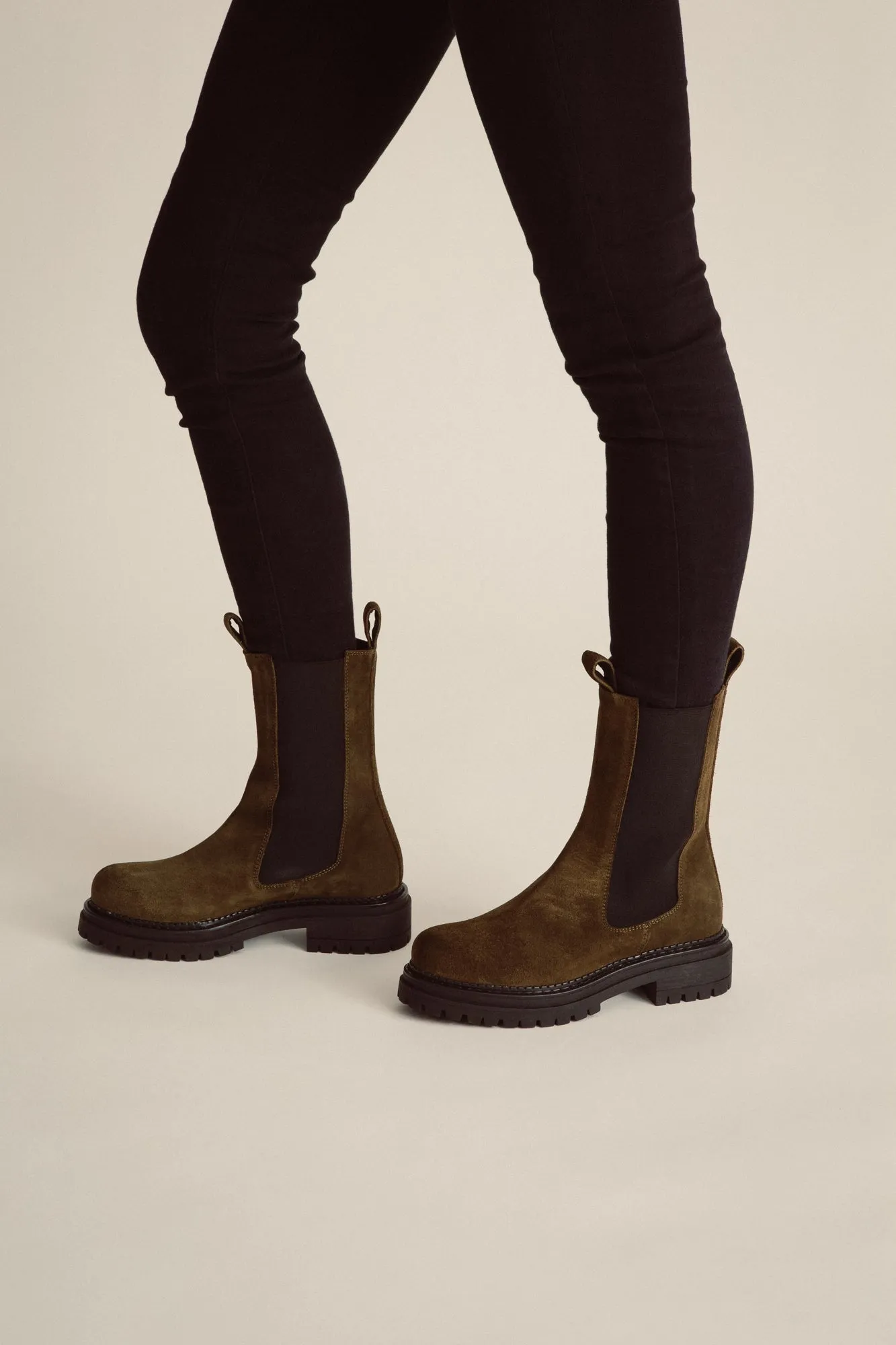 Chelsea High Boots Khaki sold by Ivalo.com