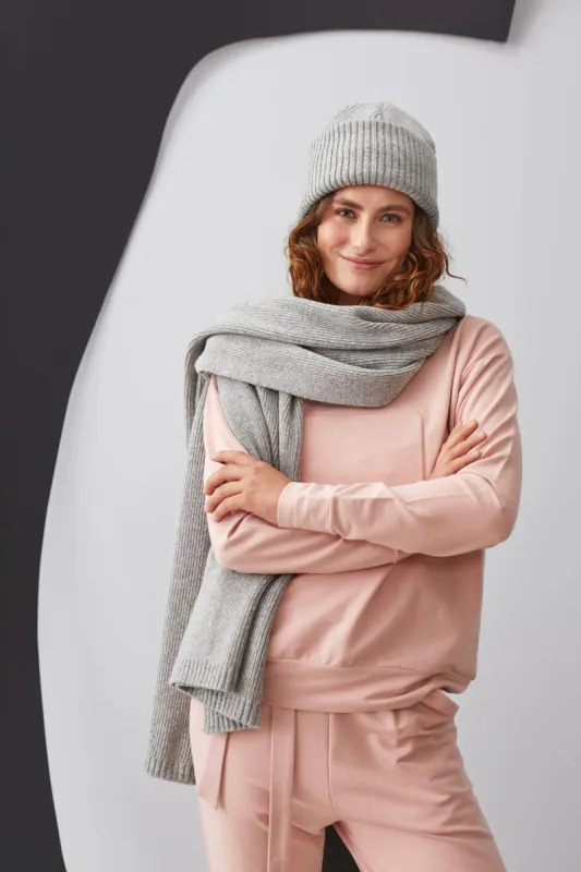 Giant Scarf Melange Grey sold by Ivalo.com