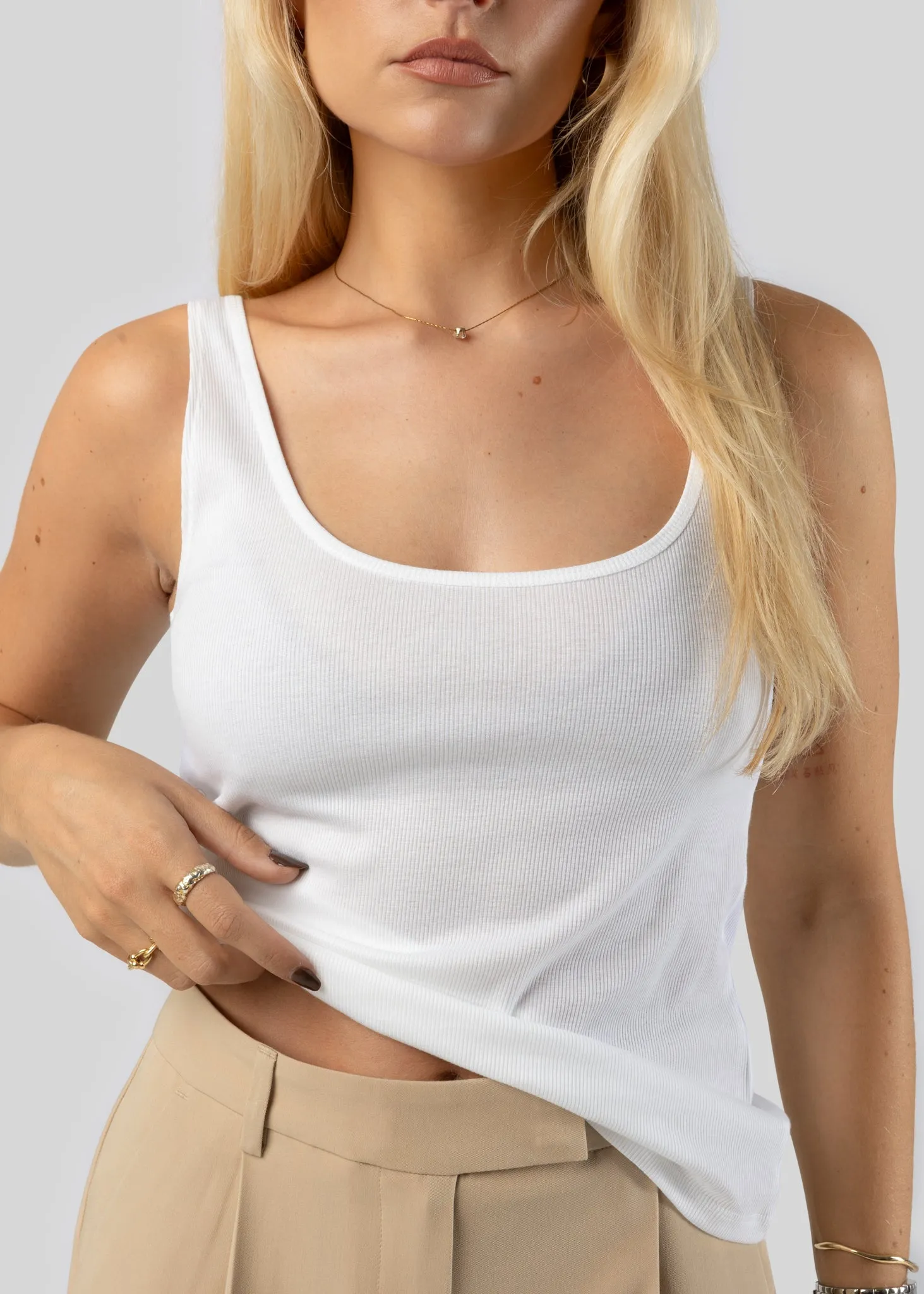 On-The-Go Tank Top White sold by Ivalo.com product image thumbnail 3