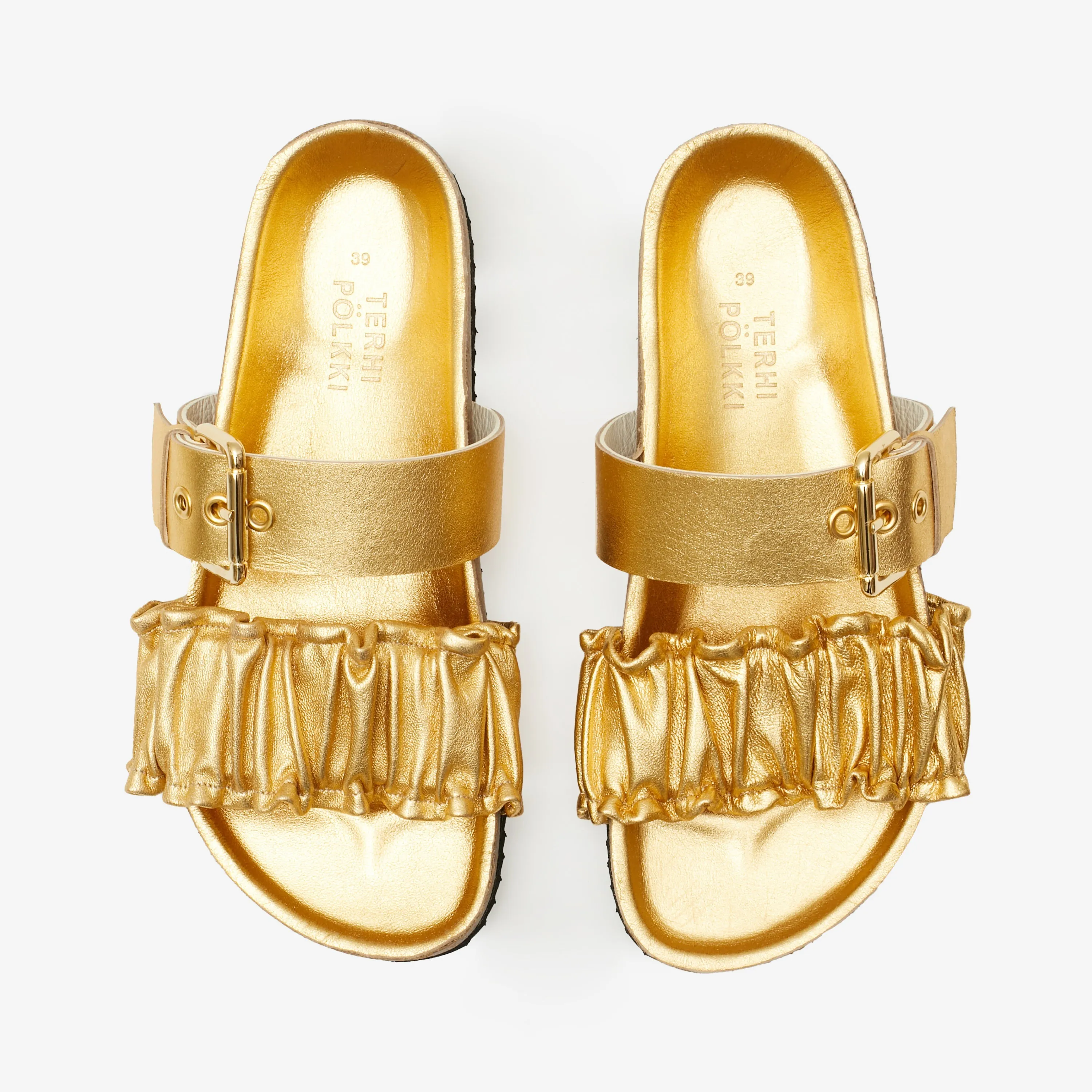 Iris Fussbett Sandal Gold sold by Ivalo.com product image thumbnail 4