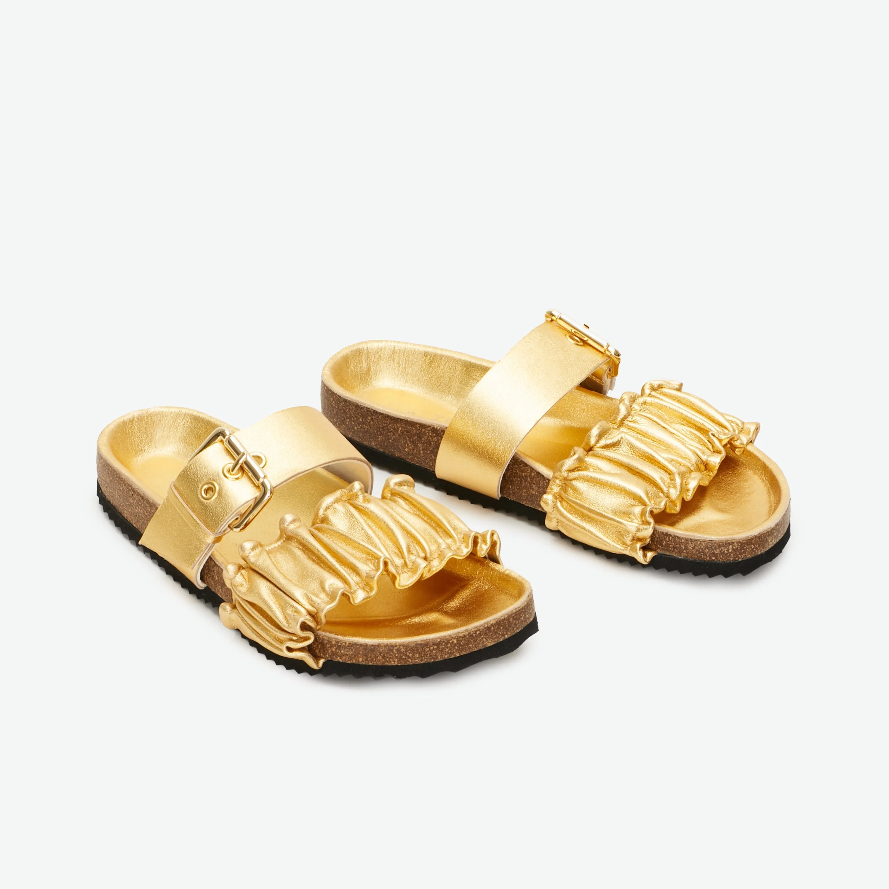 Iris Fussbett Sandal Gold sold by Ivalo.com