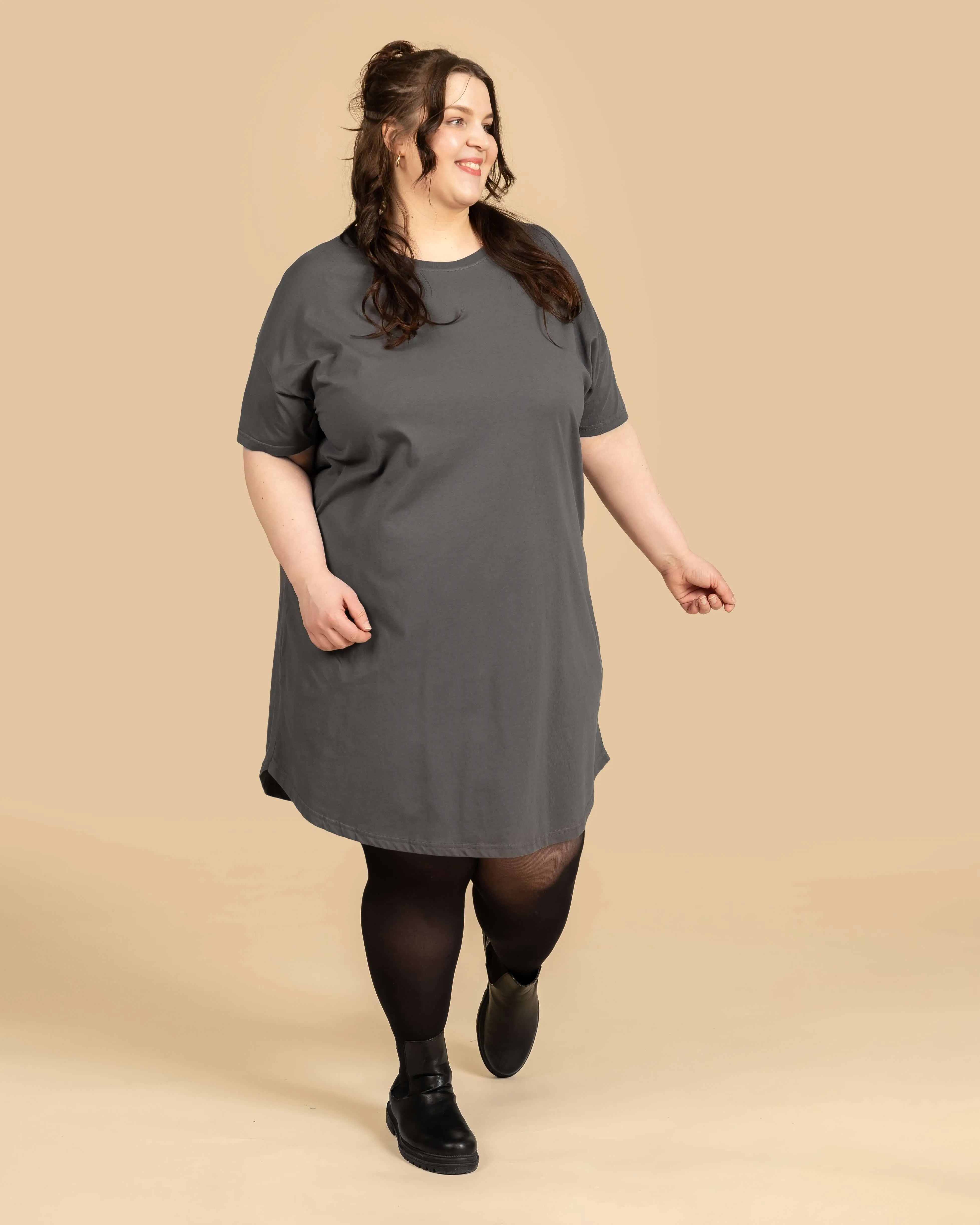 T-Shirt Dress Grey sold by Ivalo.com product image thumbnail 2