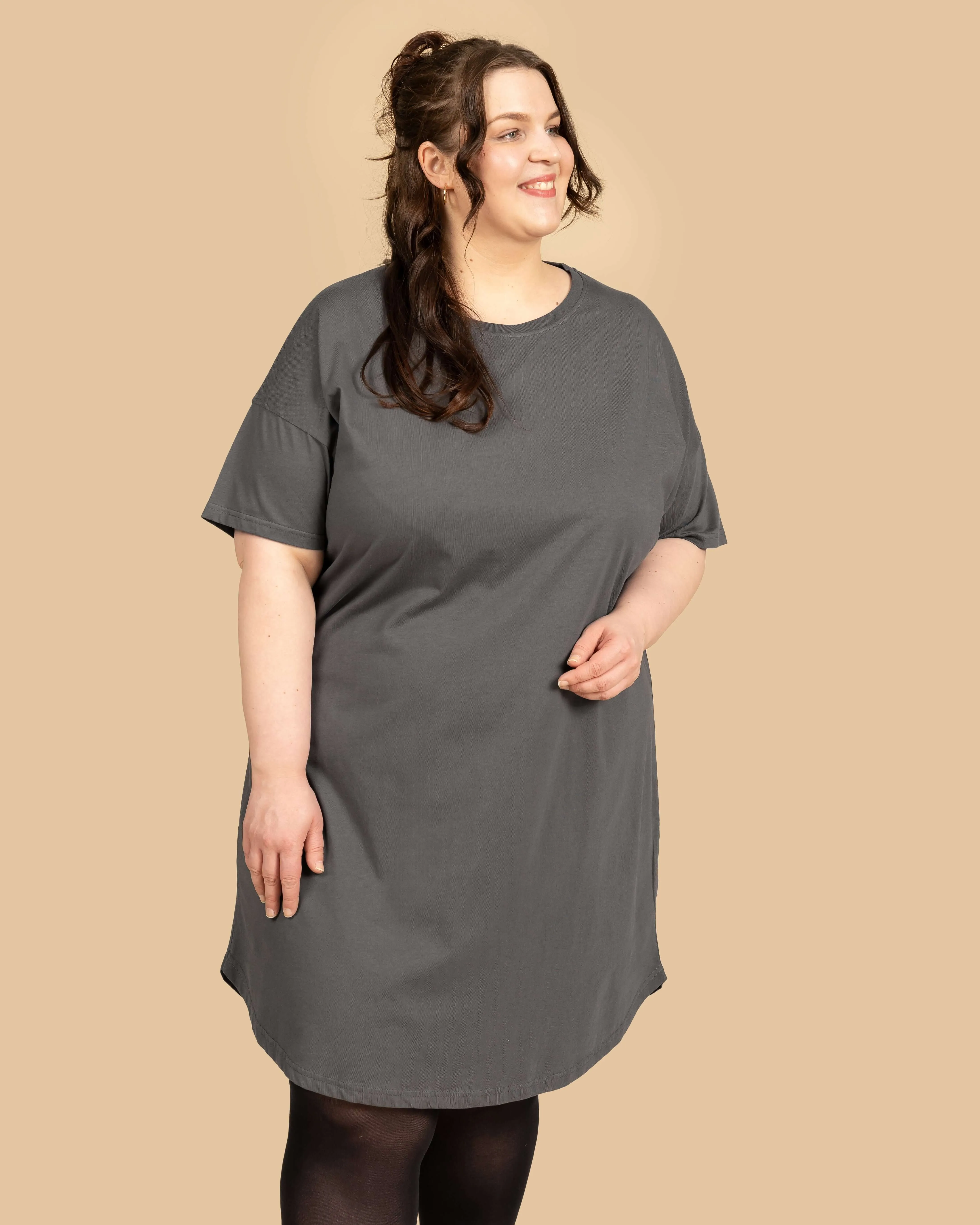 T-Shirt Dress Grey sold by Ivalo.com product image thumbnail 3