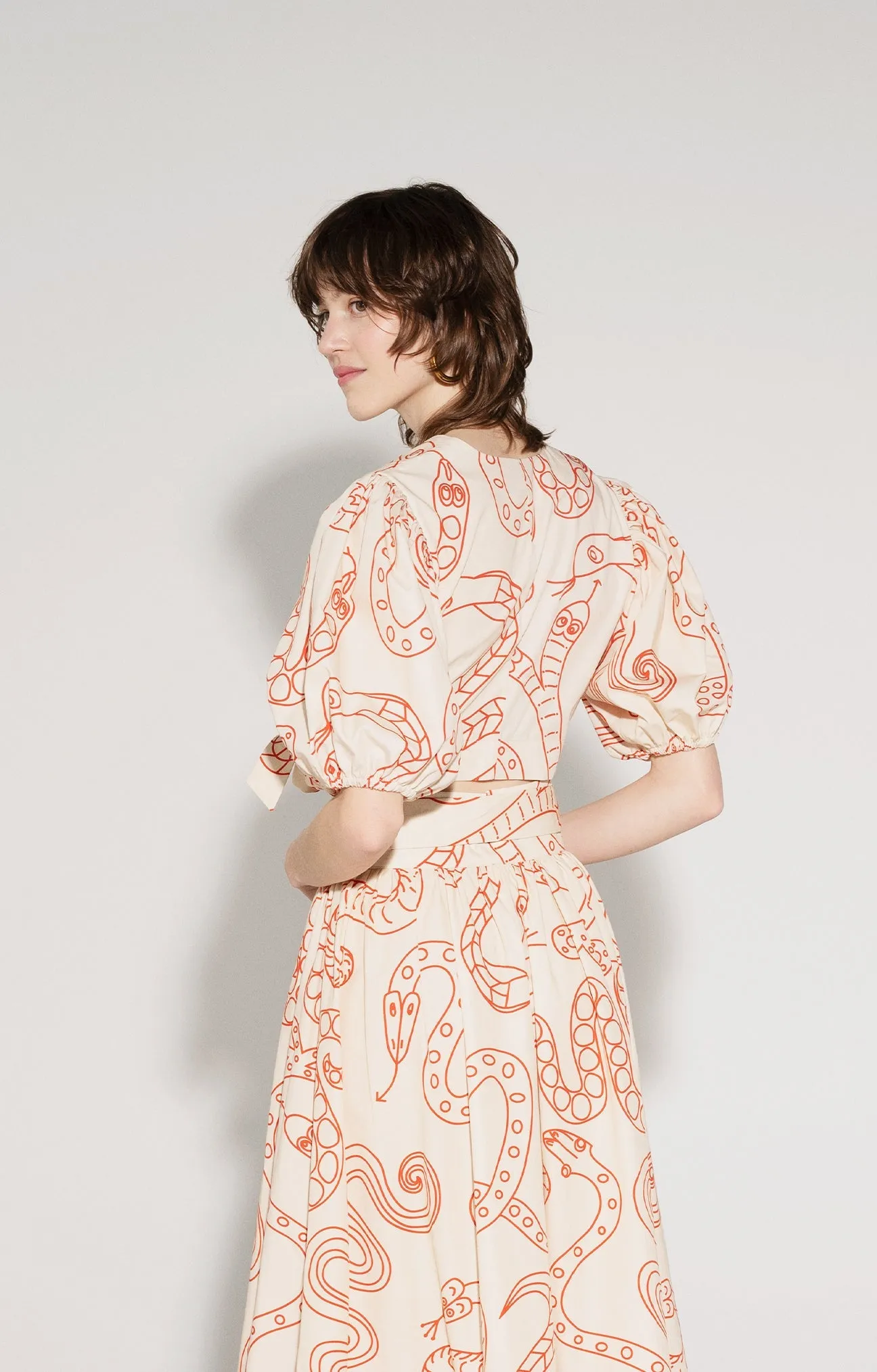 Boros Wrap Blouse Snakes Beige sold by Ivalo.com product image thumbnail 2