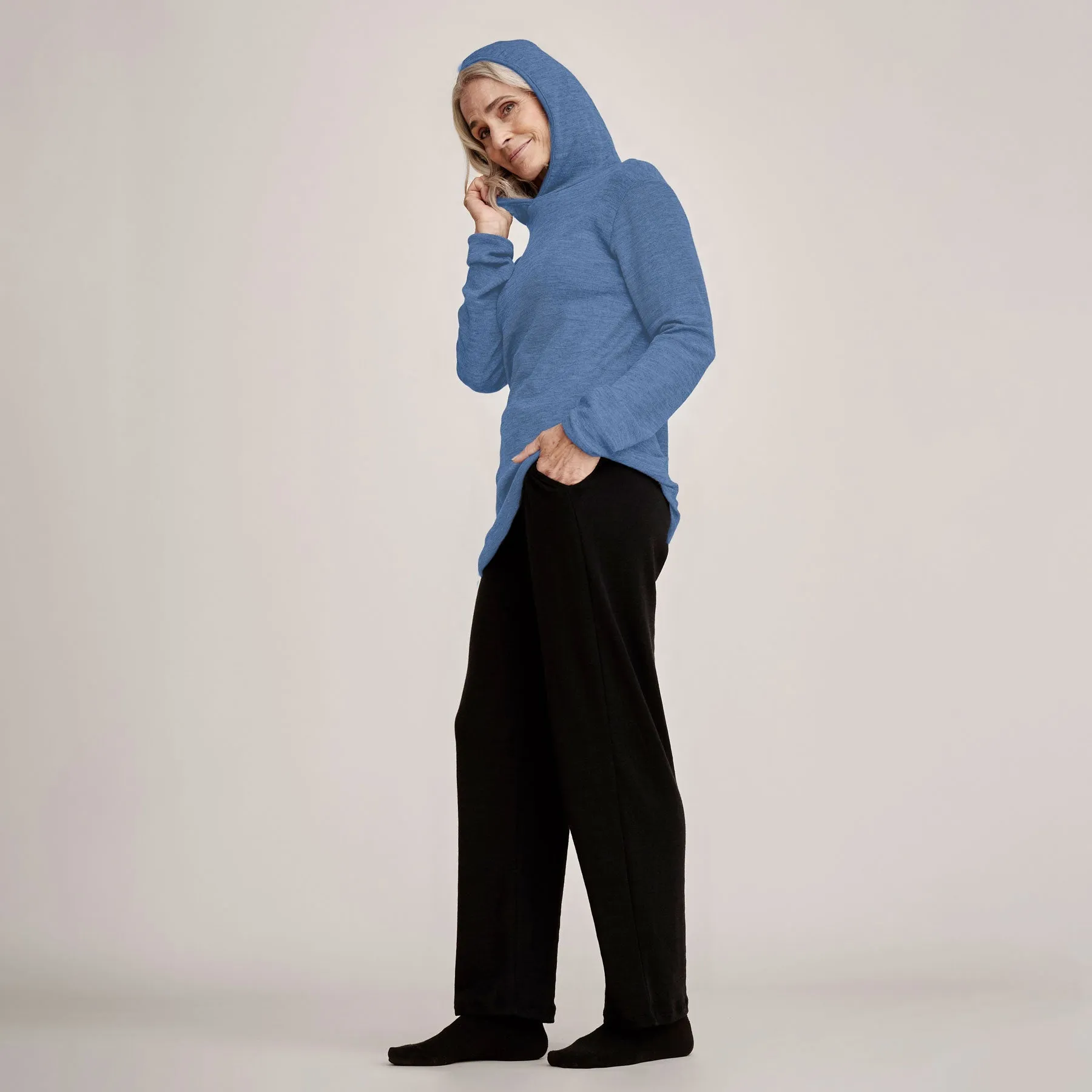 Tam Silk Unisex Merino Silk Hoodie sold by Ivalo.com product image thumbnail 2