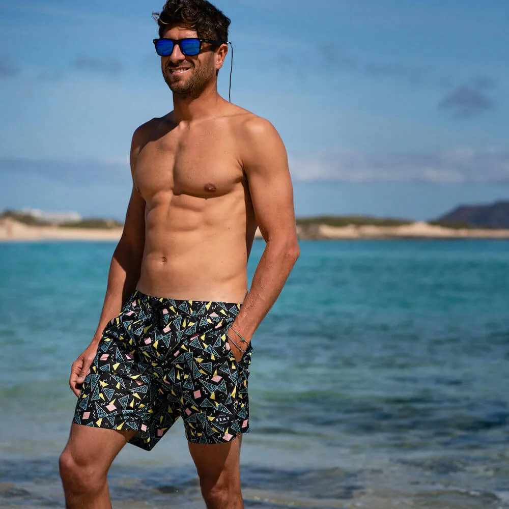 Swim Boxer Medium Black 80s Print sold by Ivalo.com product image thumbnail 3