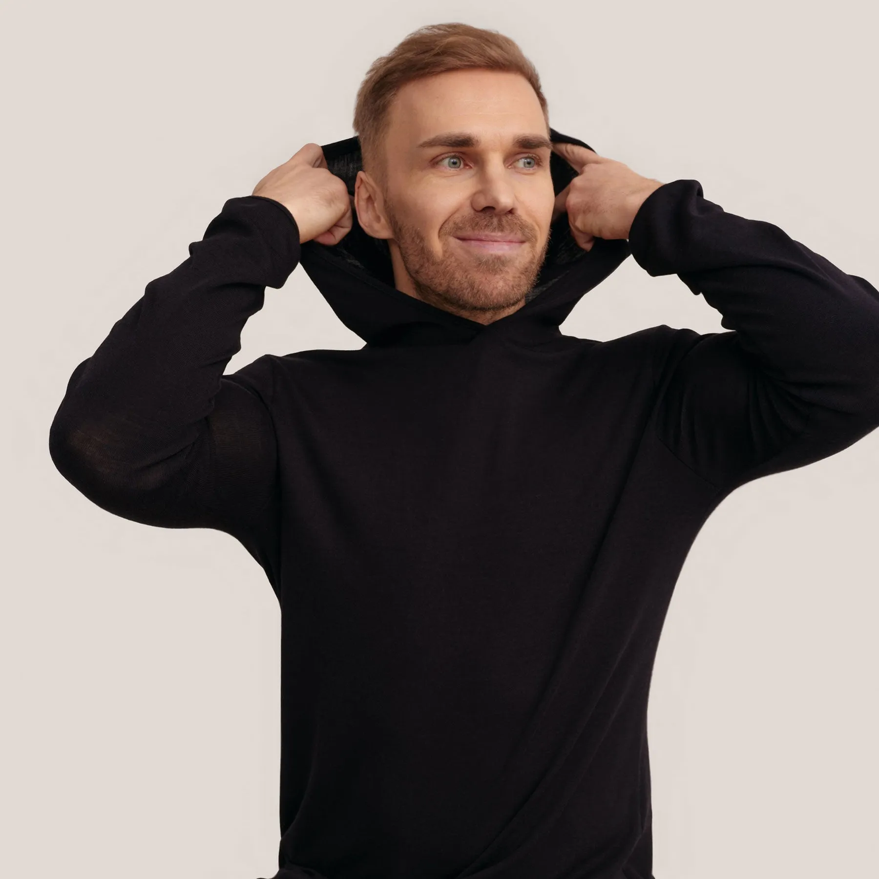 Tam Silk Unisex Merino Silk Hoodie sold by Ivalo.com product image thumbnail 3