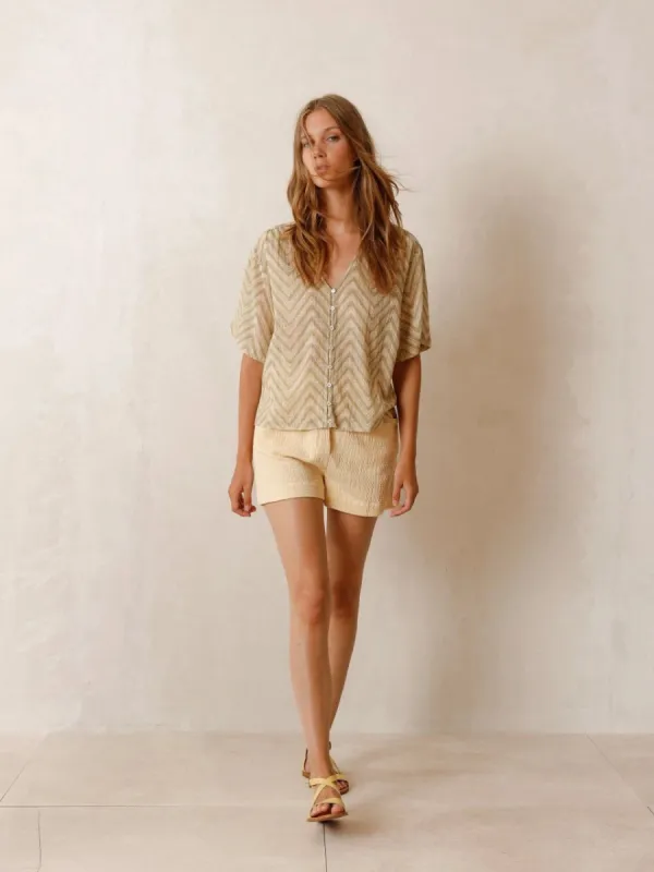 V-Neck Shirt Moss Green sold by Ivalo.com