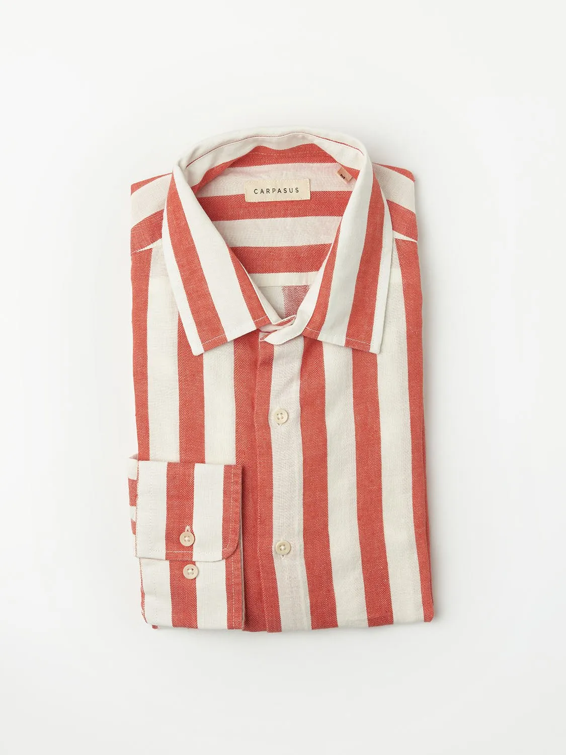 Maggia Linen Shirt Terracotta sold by Ivalo.com product image thumbnail 2