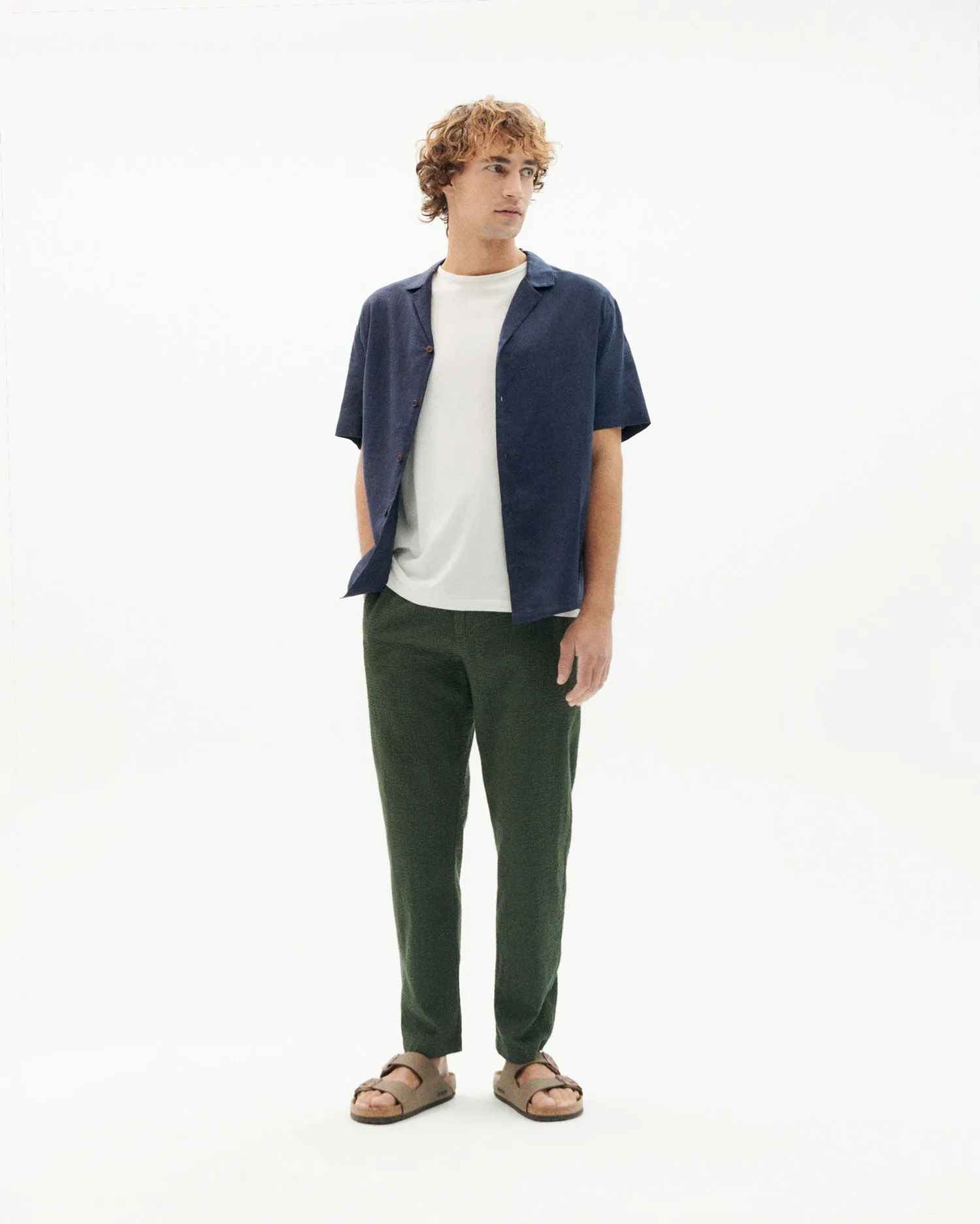 Hemp Jules Unisex Shirt Navy sold by Ivalo.com product image thumbnail 3