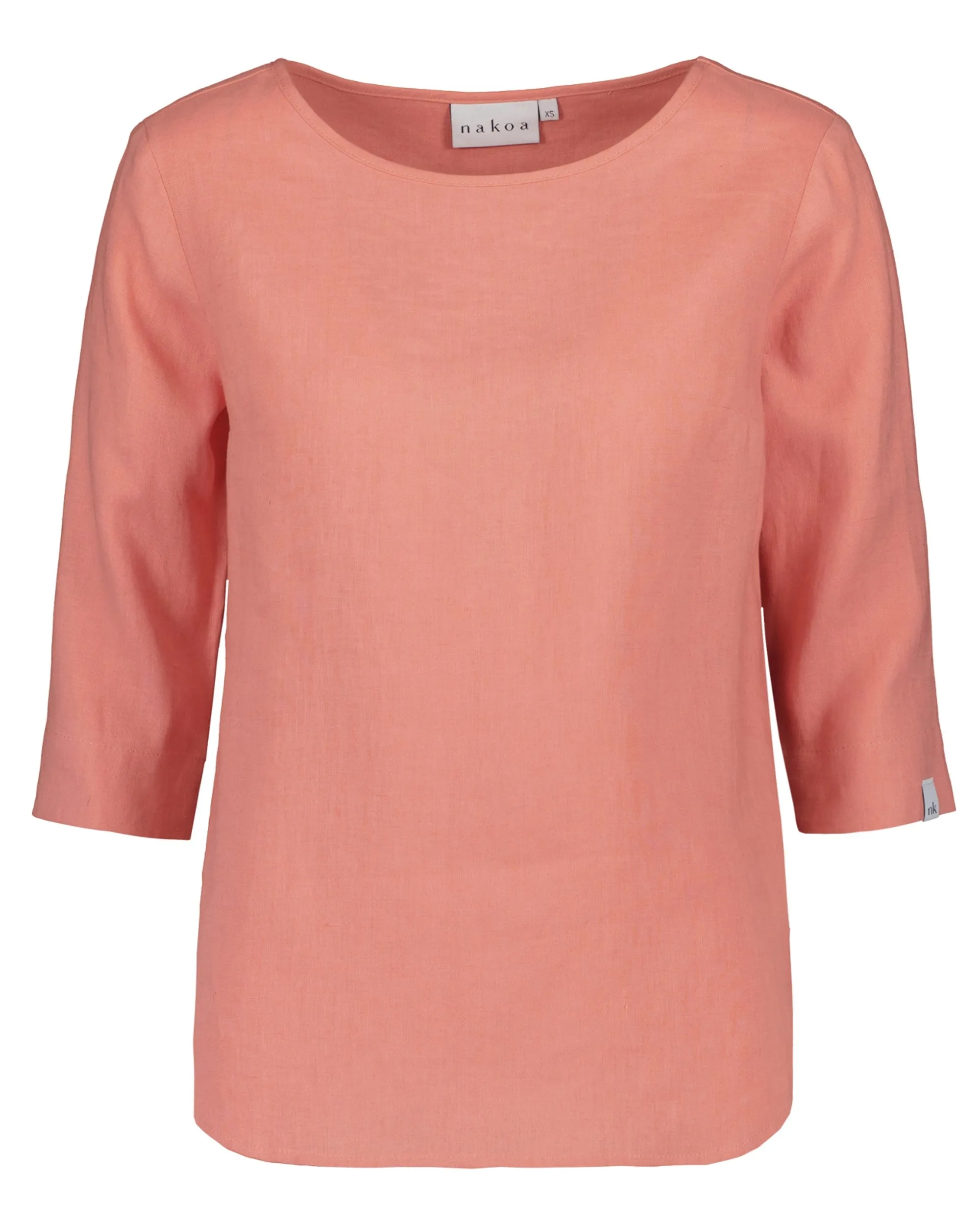 Classic Linen Blouse Papaya Orange sold by Ivalo.com product image thumbnail 2