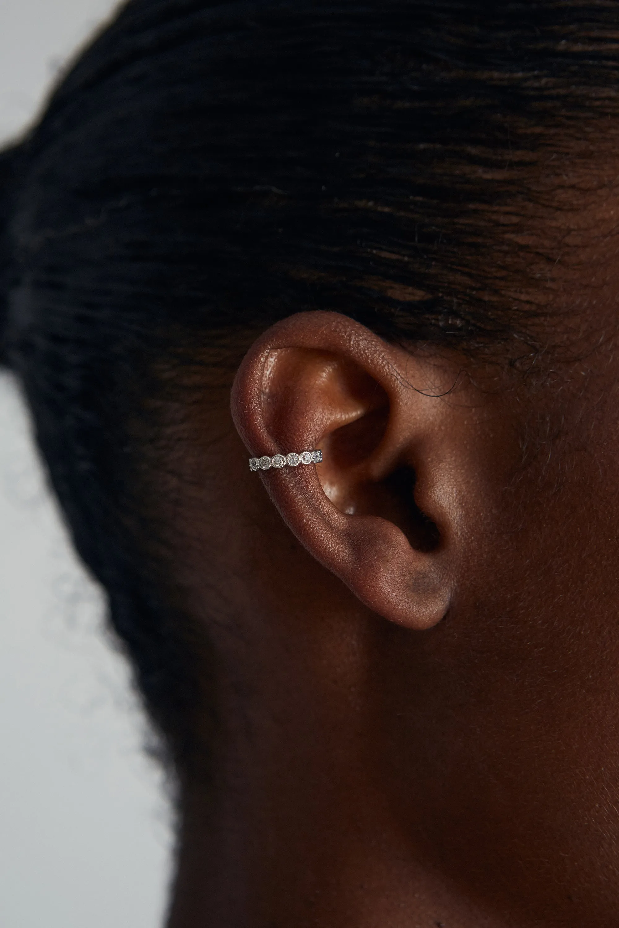 Zirconia Earcuff Silver sold by Ivalo.com