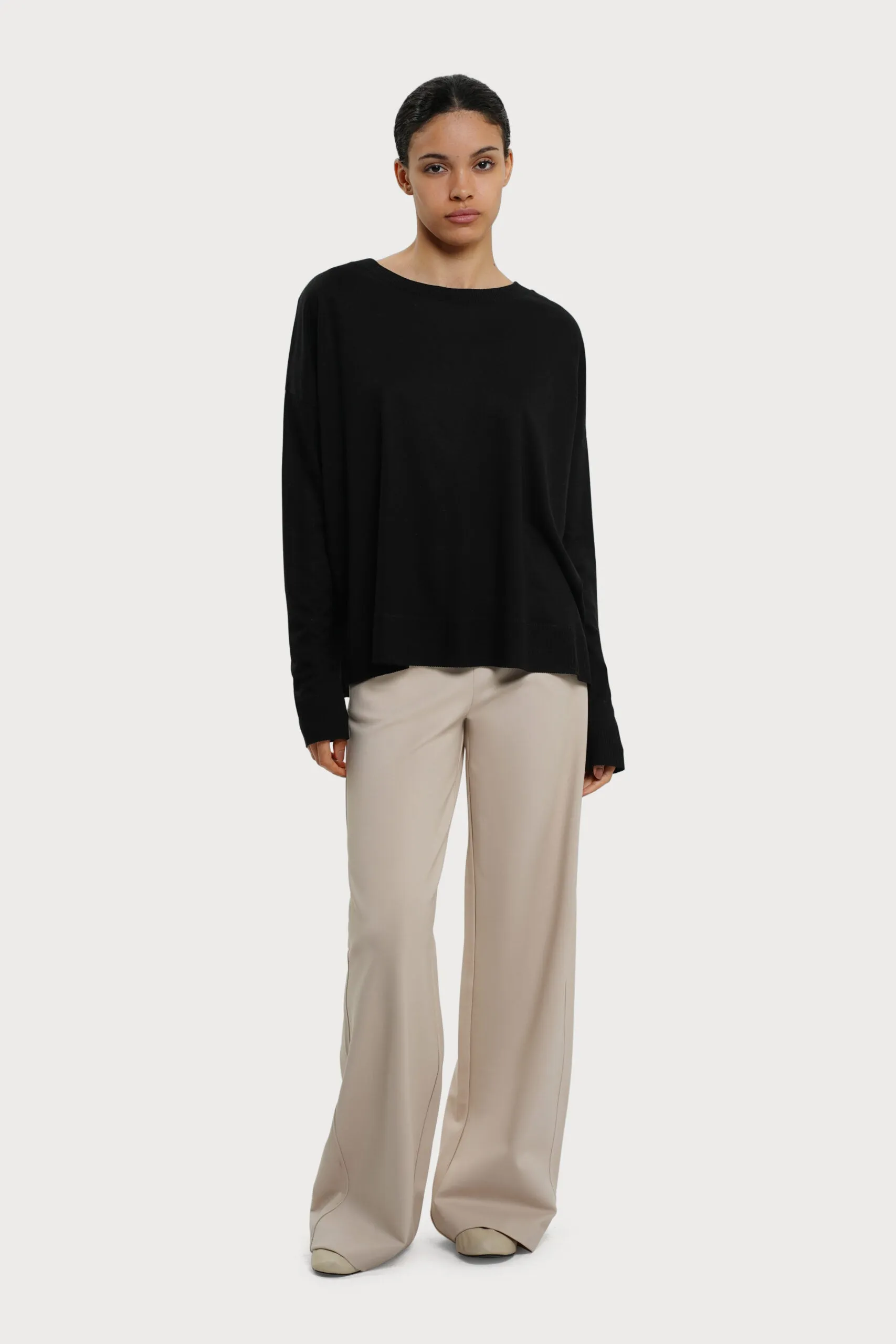 Cecile Knitted Sweater Black sold by Ivalo.com