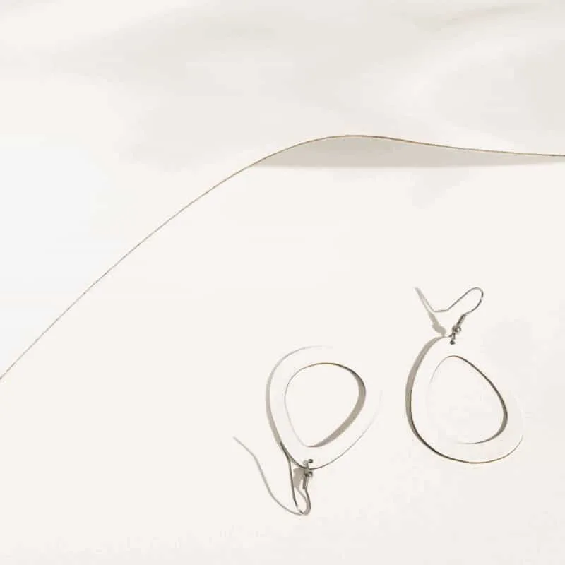 Sade Raindrop Petite Earrings Recycled Leather sold by Ivalo.com product image thumbnail 2