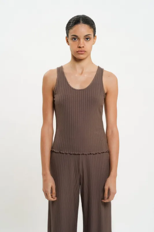 Chami Tank Top Brown sold by Ivalo.com