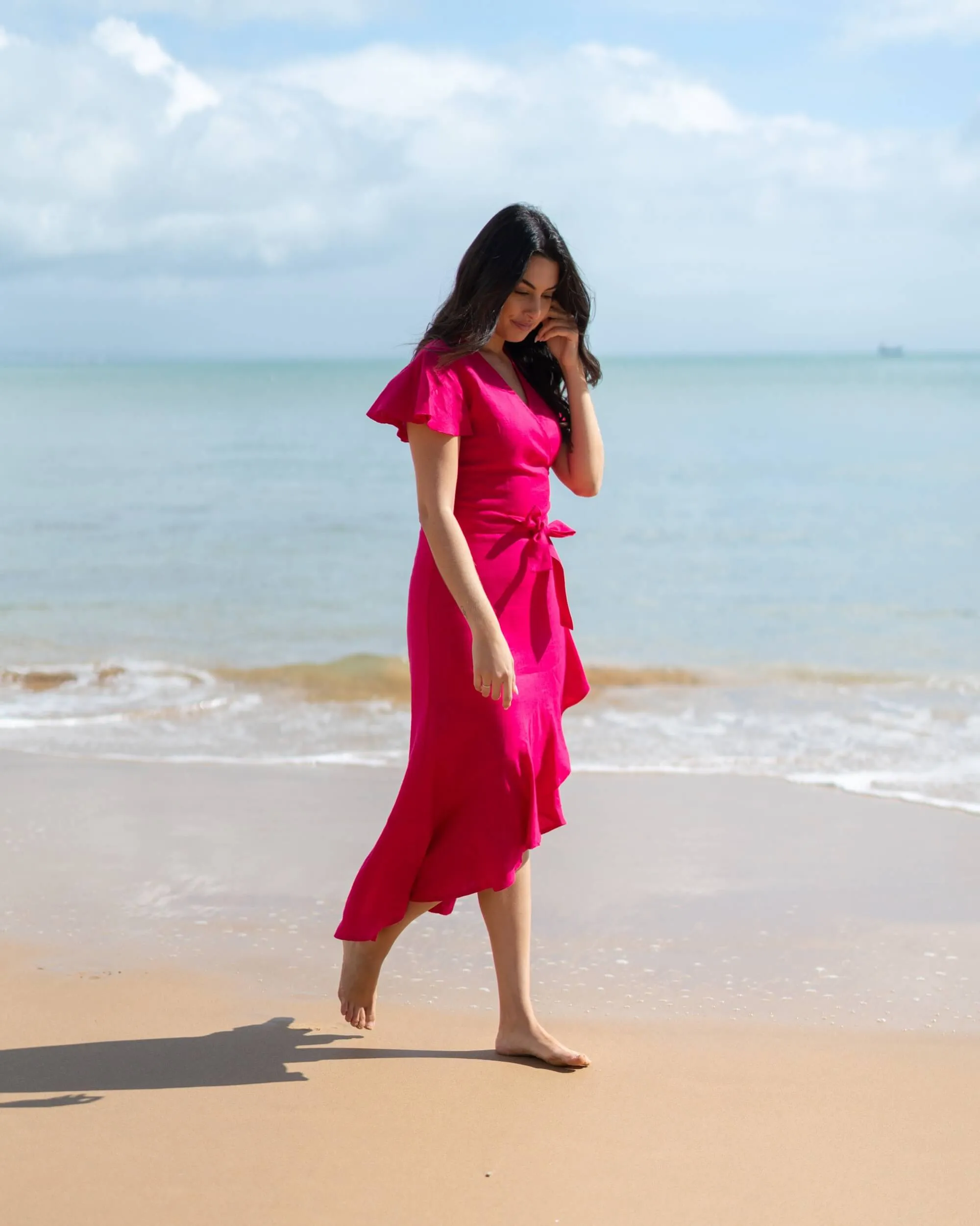 Annika Dress Peacock Pink sold by Ivalo.com