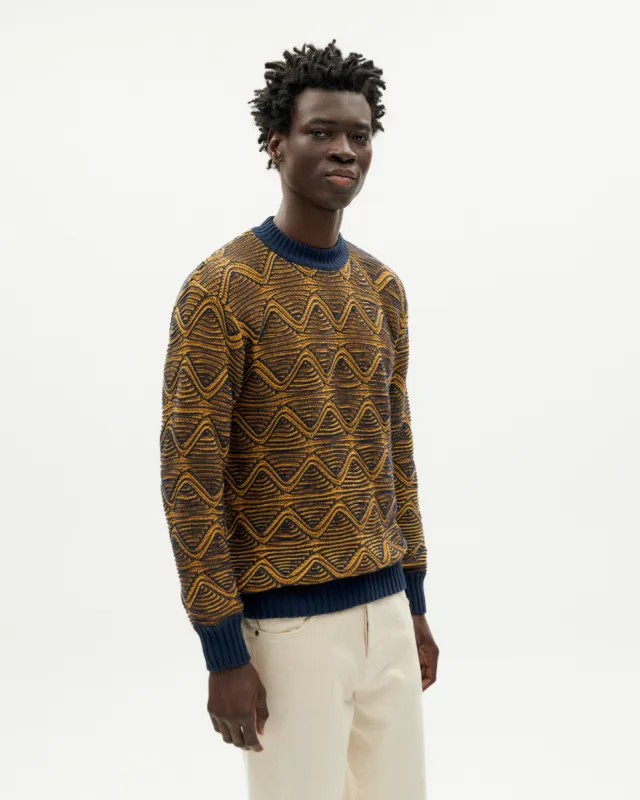 Fucking Awesome Barbed Wire Knit Sweater / Yellow | Parallel