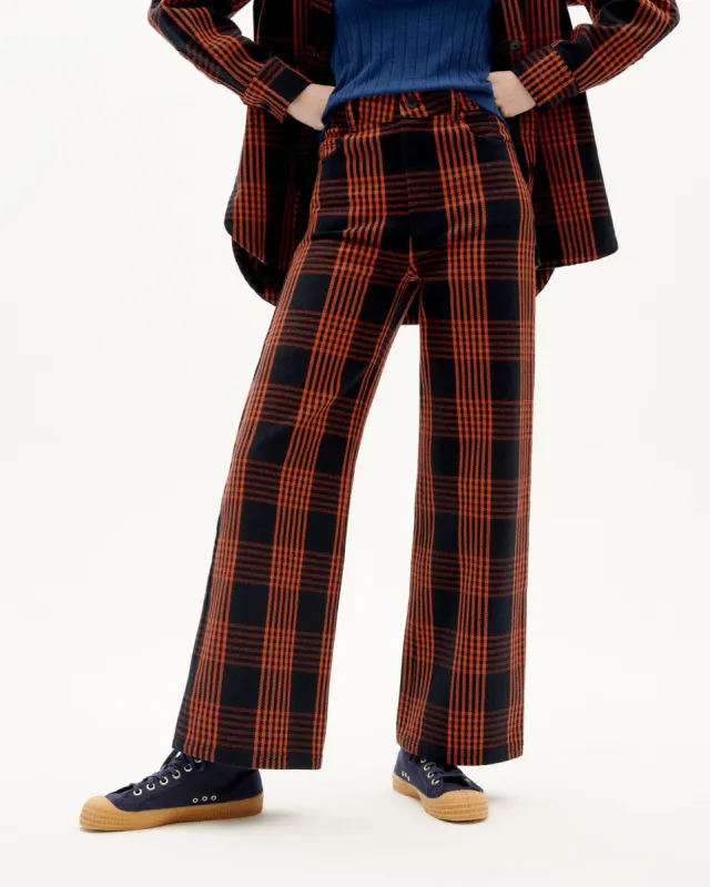 Coral Pants Thick Checks sold by Ivalo.com