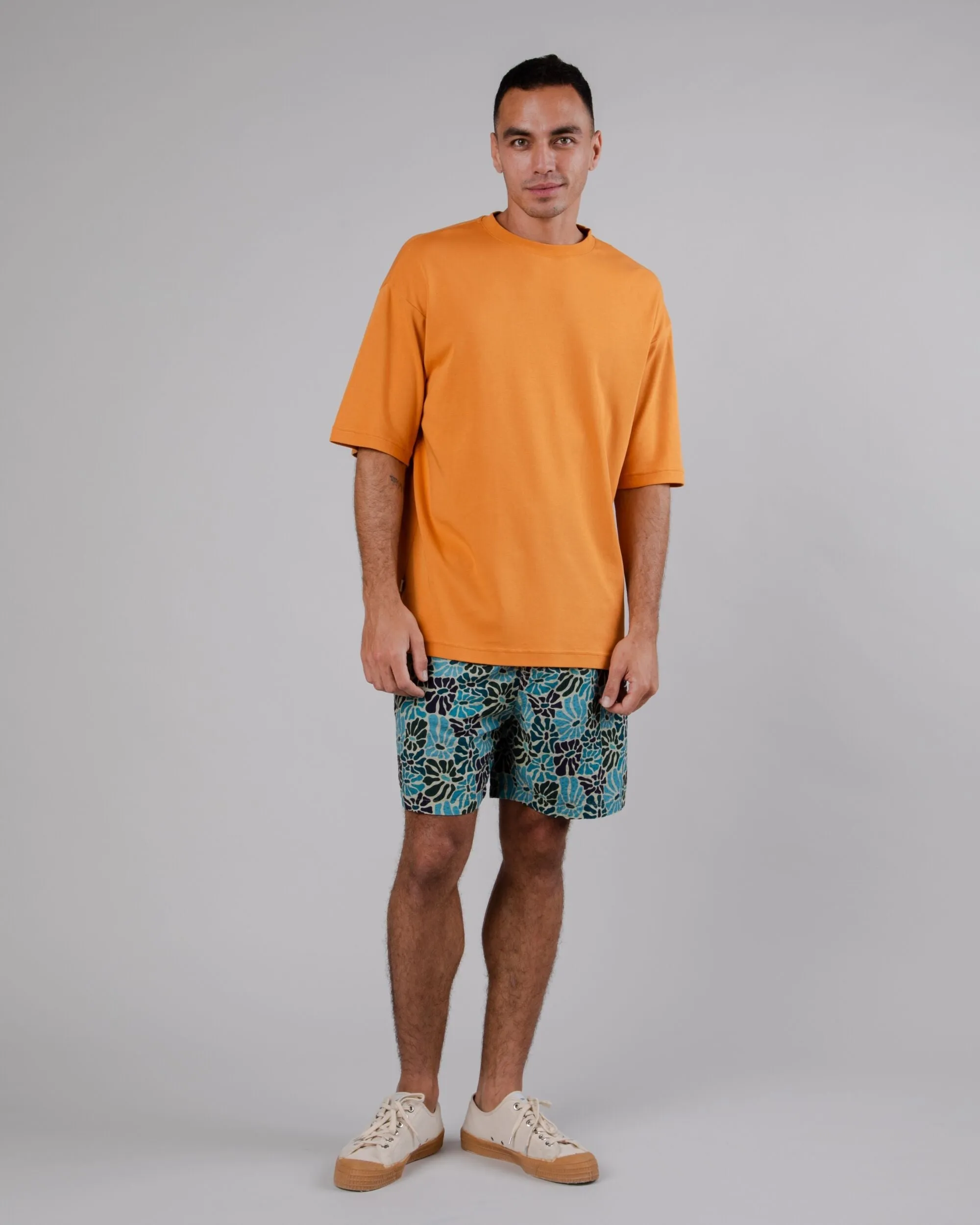 Interlock Oversize Cotton T-Shirt Ochre sold by Ivalo.com product image thumbnail 3