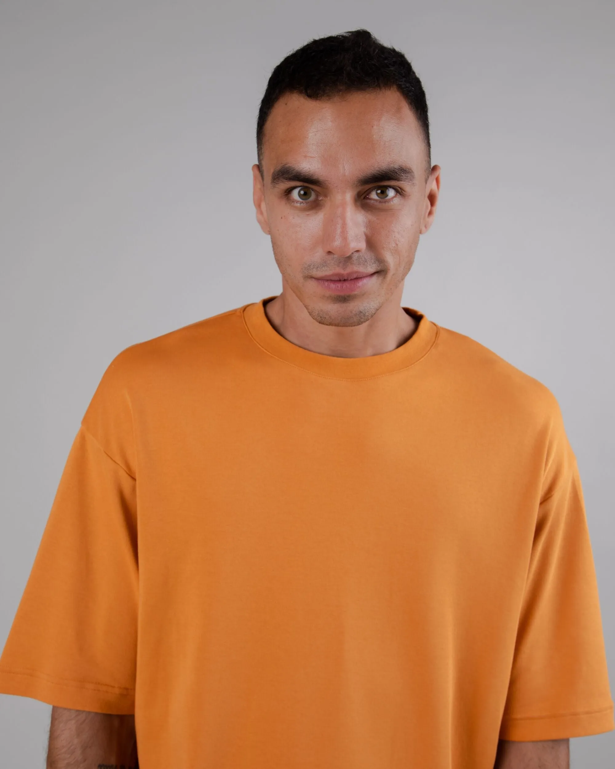 Interlock Oversize Cotton T-Shirt Ochre sold by Ivalo.com product image thumbnail 2