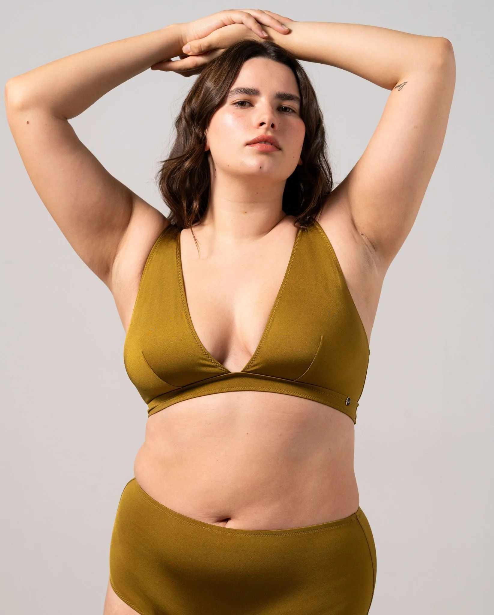 Plunge Bikini Top Olive sold by Ivalo.com product image thumbnail 4