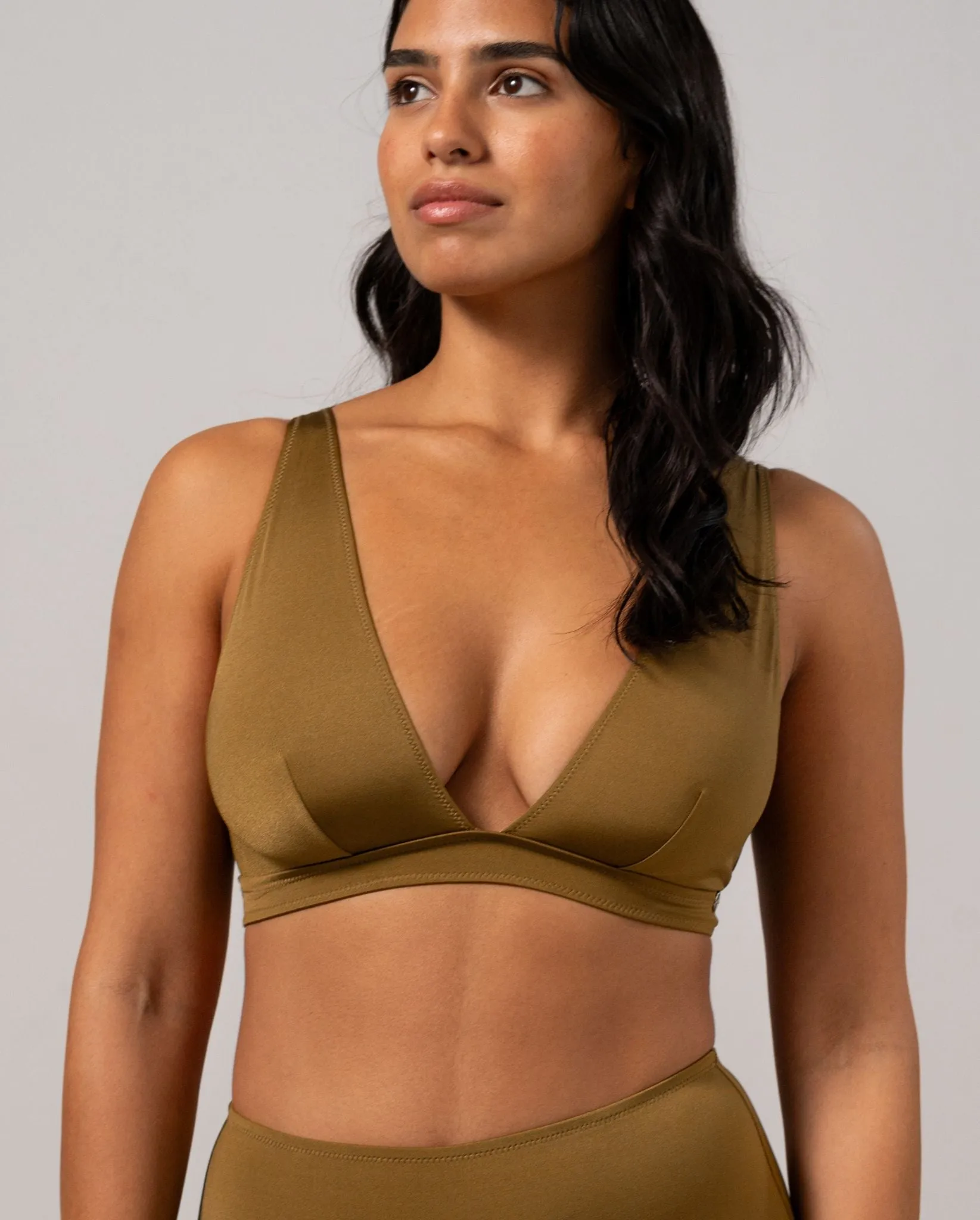Plunge Bikini Top Olive sold by Ivalo.com product image thumbnail 2