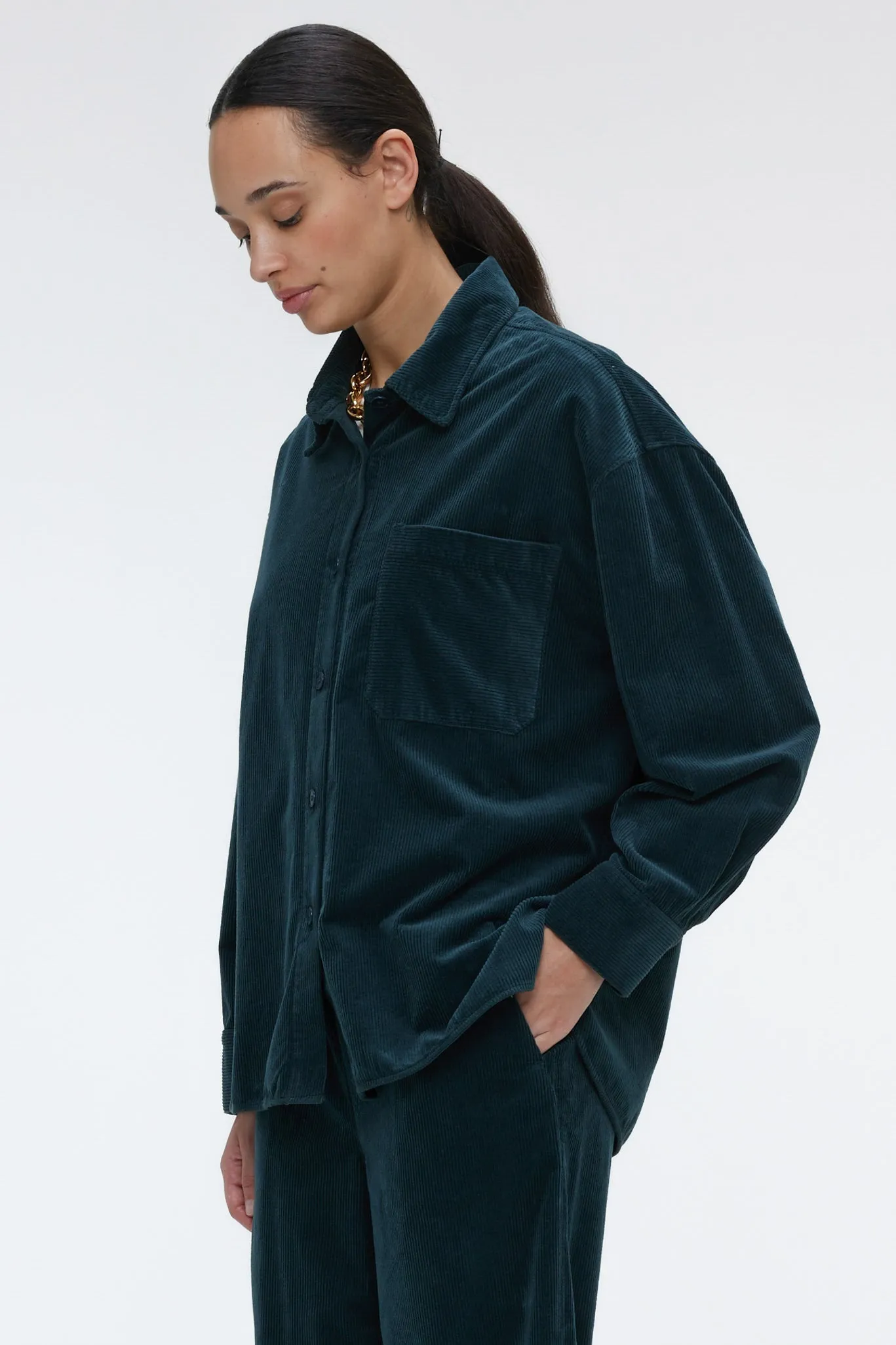 The Slopes Button-up Shirt Dark Green sold by Ivalo.com