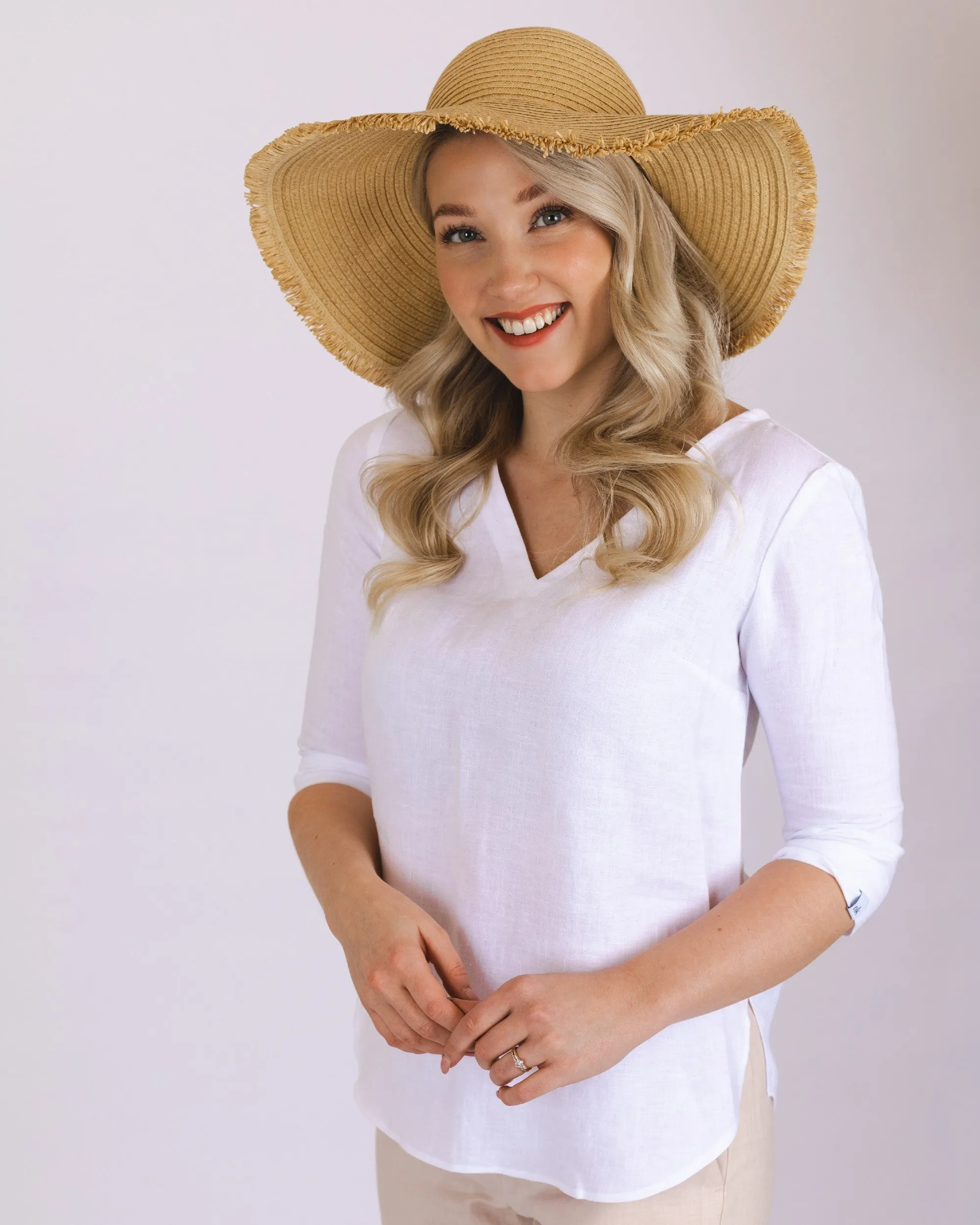 Vera Linen Blouse Coconut Milk White sold by Ivalo.com product image thumbnail 3
