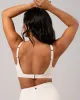 Plunge Bikini Top Cream sold by Ivalo.com