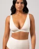 Plunge Bikini Top Cream sold by Ivalo.com