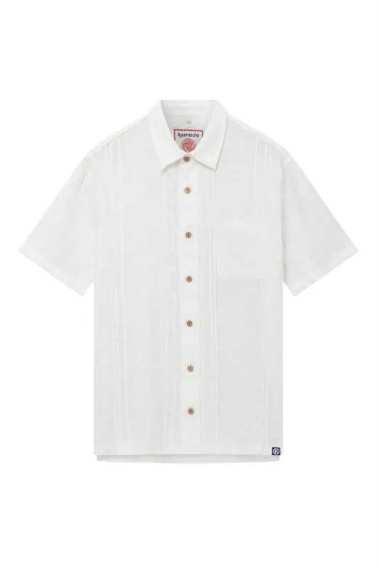 Leo Linen Shirt Off White sold by Ivalo.com