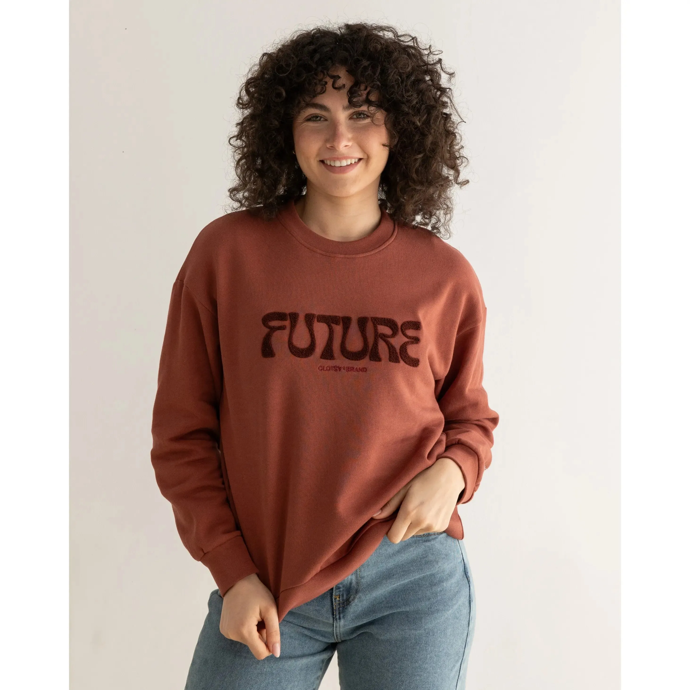Future Sweatshirt Burgundy sold by Ivalo.com