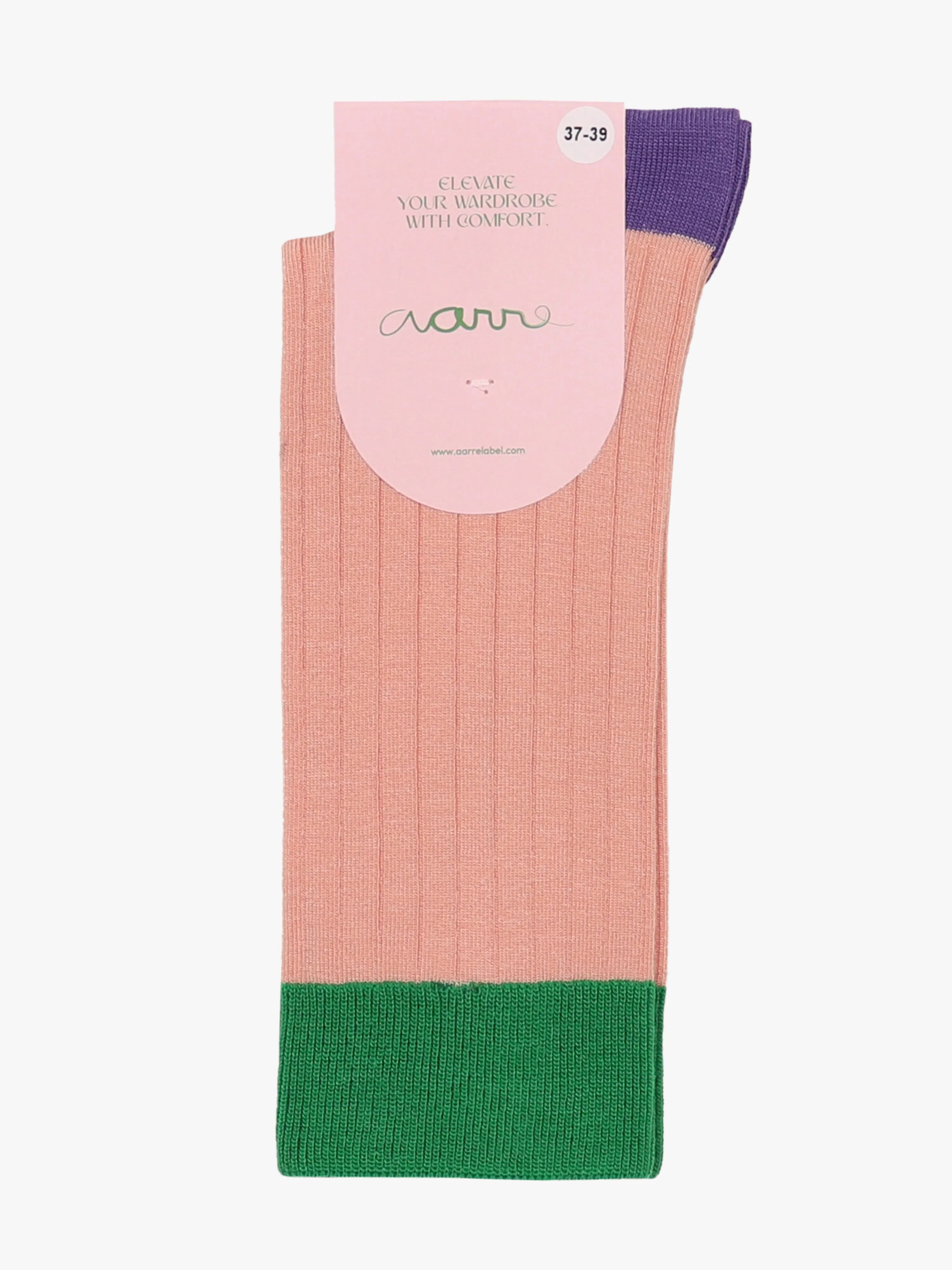 Bamboo Rib Socks Pink sold by Ivalo.com product image thumbnail 3